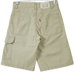 Levi's Khaki Cargo Pocket Shorts, Size 12 REGULAR